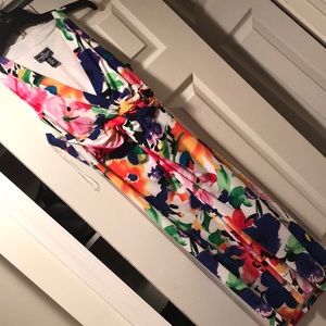 Colorful, flattering washable summer dress